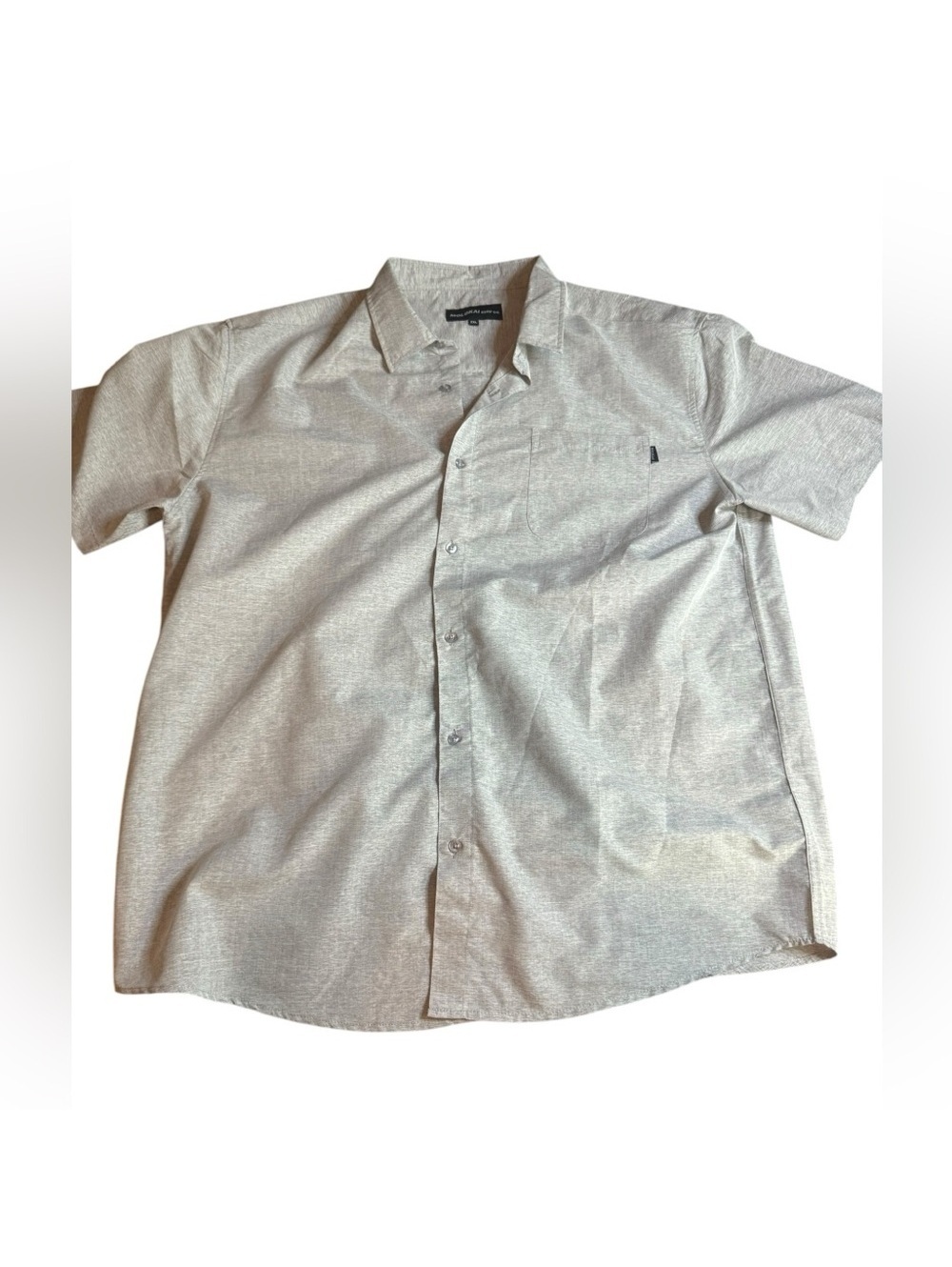 Men's Gray Short Sleeve Surfer Shirt